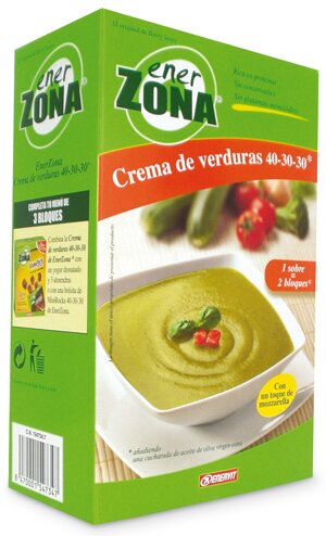 EnerZona Crema de verduras 40-30-30